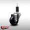 Service Caster 3'' SS Hard Rubber Wheel Swivel 1-1/4'' Expanding Stem Caster SCC-SSEX20S314-HRS-114 - alternate 4
